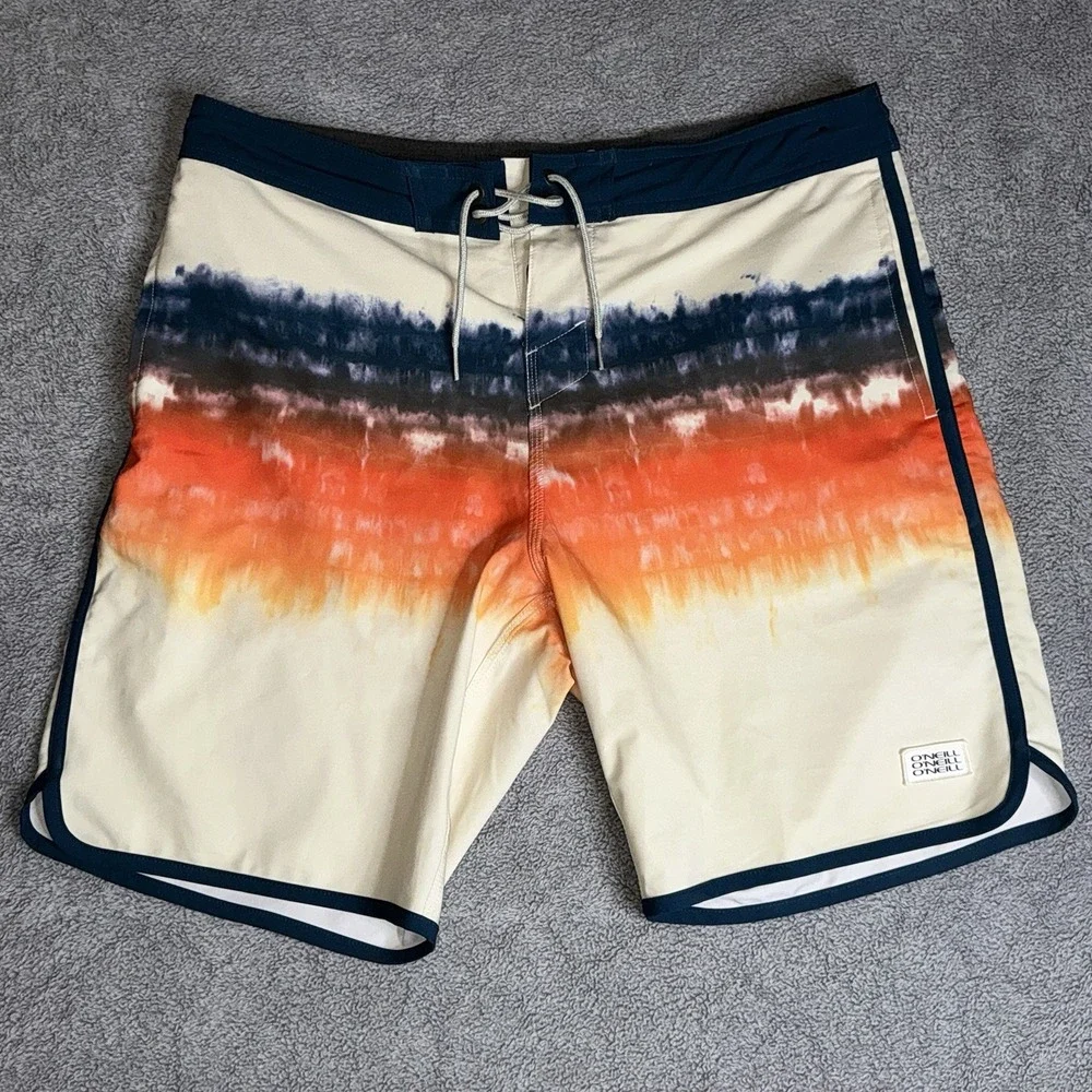 O'Neill Cruzers Mens Board Shorts Size 34 Drawstring Surfer